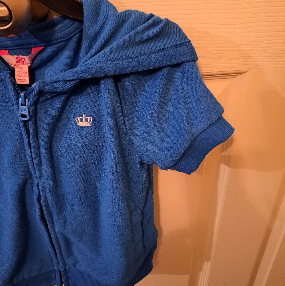 Juicy Couture Girls zip up jacket NWT